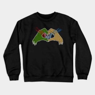 Orcs and humans Crewneck Sweatshirt